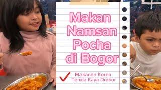 Makan Makanan Tenda Korea di Bogor!! #namsanpocha #drakor #makanankorea