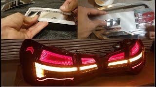 How it's made citroen c5 infinity mirror led tail light