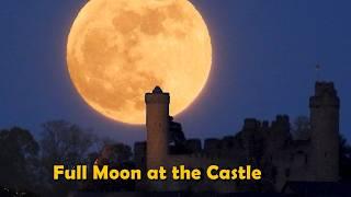 FULL MOON at the Castle #moon #astro #nikon