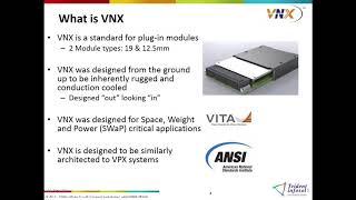 Introduction to VITA 74 better known as VNX.