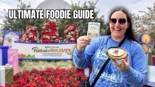 ULTIMATE FOODIE GUIDE: EPCOT FESTIVAL OF THE HOLIDAYS 2024