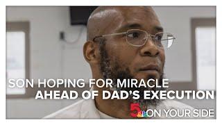 Marcellus Williams Jr. is hoping for a miracle ahead of his father's execution