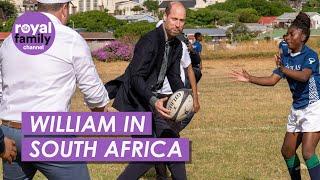 Prince William Plays Rugby in Cape Town Ahead of Earthshot Prize