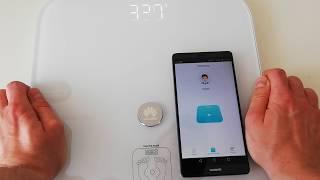 Quick how to use Huawei Body Fat Scale & app