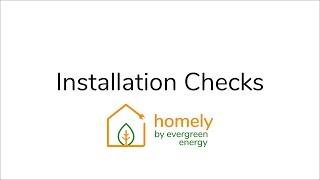 8 - Samsung installation checks