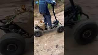 All terrain adaptive four-wheel off-road vehicle - 8#motorcycle #travel