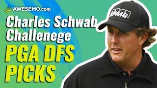 THE PGA DFS STRATEGY SHOW: FANTASY GOLF PICKS: THE CHARLES SCHWAB CHALLENGE | DRAFTKINGS & FANDUEL