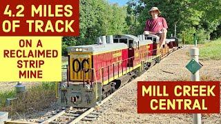 Mill Creek Central: A backyard railroad on a reclaimed strip mine