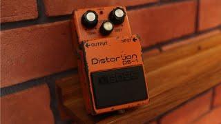 VINTAGE BOSS DS-1 Made In Japan  - Silver Screw Long Dash