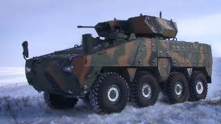 Barys 8x8 Combat Vehicle Tested in Kazakhstan Winter