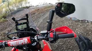 2021 Honda Crf 300L Rally We got hit with an atmospheric river weather event in Nor Cal