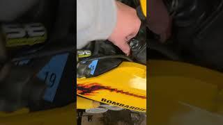 DS650 first start in 4 years after rebuild #quad #offroad #atv #ds650