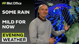 30/11/24 - Mild night with outbreaks of rain -  Evening Weather Forecast UK – Met Office Weather