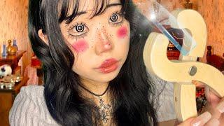 Old Doll fixes your GLASS Face & Heart ASMR