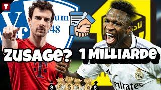 WELTREKORD-ABLÖSE für VINI! SENSATION bei GORETZKA? Fußball News Transfer | Tobibo