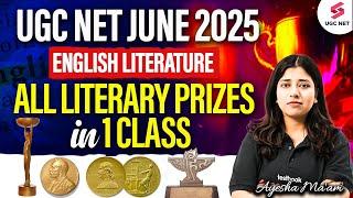 UGC NET JRF English Literature 2025 | Literary Prizes For UGC NET English By Ayesha Mam