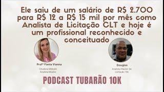 Ele saiu de um salário de R$ 2.700,00 para R$ 12 a R$ 15 mil por mês como Analista Master CLT