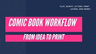 My Comic Book Workflow - from script to print