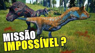 1 Carno VS 2 Rexs - Duelo Desafiador! | THE ISLE - Prelude Realism | Gameplay PT/BR