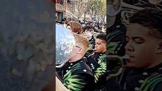 ronald reagan high school marching band at disneyland california