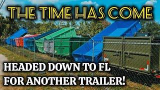 Driving Down To Florida To Buy Another Dump Trailer! | Day In The Life Video | Top Shelf Trailers