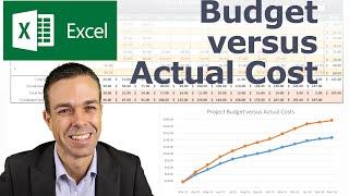 How to Make a Budget Template in Excel - Budget versus Actual Cost!