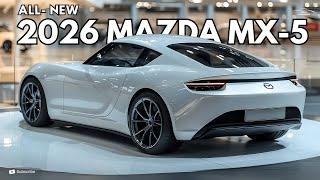 새로운 2026 Mazda MX -5 발표 -조명, 세련된, 강력한