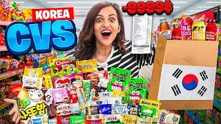 Eating only CONVENIENCE STORE FOODS (CVS) in KOREA || Koreans HELPED us..