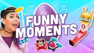 FUNNY MOMENTS MONTAGE IN TOY BOX! Let's Get Weird & For Fun Sake | Disney, Lift It, Gymnastic Toys