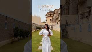 GRWM in a Palace  #Shorts #ShivangiSah