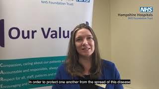 COVID-19 - A Message from Alex Whitfield, Chief Executive - Hampshire Hospitals