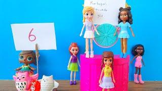 Çarktaki İlginç Yedi Görevi Yerine Getir Kazan Barbie Polly Pocket Lol Elsa