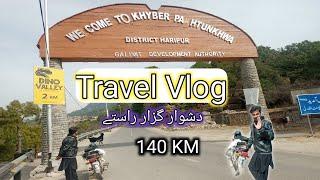 دشوار گزار راستے | Travel Vlog | Islamabad To HariPur | 140 KM Distance | haripur view on bike |