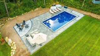 Basic Paver Patio Pool Hardscape