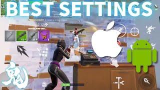 The BEST Chapter 6 Fortnite Mobile Settings... (Settings + HUD)