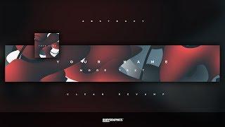 FREE GFX: Free Photoshop Banner Template: Clean 2D Abstract Design [2019]