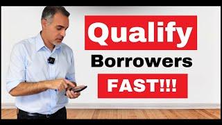 How to Qualify Borrowers Fast | Top1 Best Training for Loan Officers | Commercial Lending course