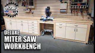 DELUXE Miter Saw Workbench / Miter Station PART 2