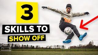 3 show-off football skills | Unnecessary but cool!