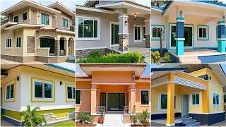 100 House Painting Colours Outside 2024 Exterior Wall Paint Color Combinations Ideas | Wall Colour 6