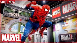 Exclusive Look at the LEGO Marvel Booth at SDCC 2024