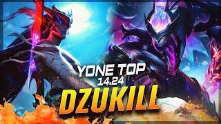 Dzukill - Yone vs Aatrox TOP Patch 14.24 - Grandmaster Yone Gameplay