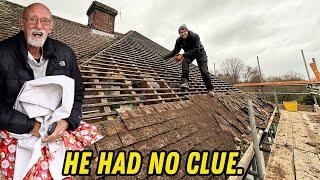 Surprising Jim With A New Roof For CHRISTMAS