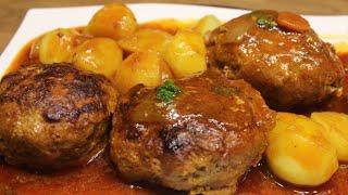 Make your own juicy grandma's meatballs with sauce, meatballs recipe delicious and quick, #meatballs