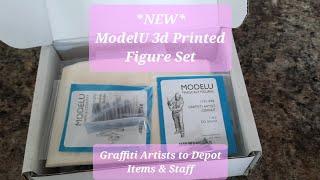 Model Railways "NEW SETS" of 3d Printed figures by ModelU