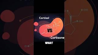 What is the difference between cortisol and cortisone#cortisol #cortisolcontrol #medicalnews