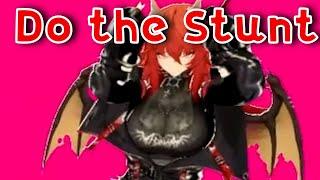 Zentreya tries to do a stunt