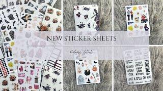 NEW Amber Plans Her Day Sticker Sheet Release | Halloween and Inspired By Stickers