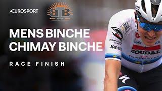 “INSANE SPEED!” | Binche-Chimay-Binche 2024 Men's Elite Final Kilometres | Eurosport Cycling