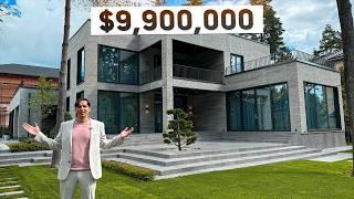 Обзор современного дома 851 м2 за $9,900,000 в стиле тёплый минимализм в Николино